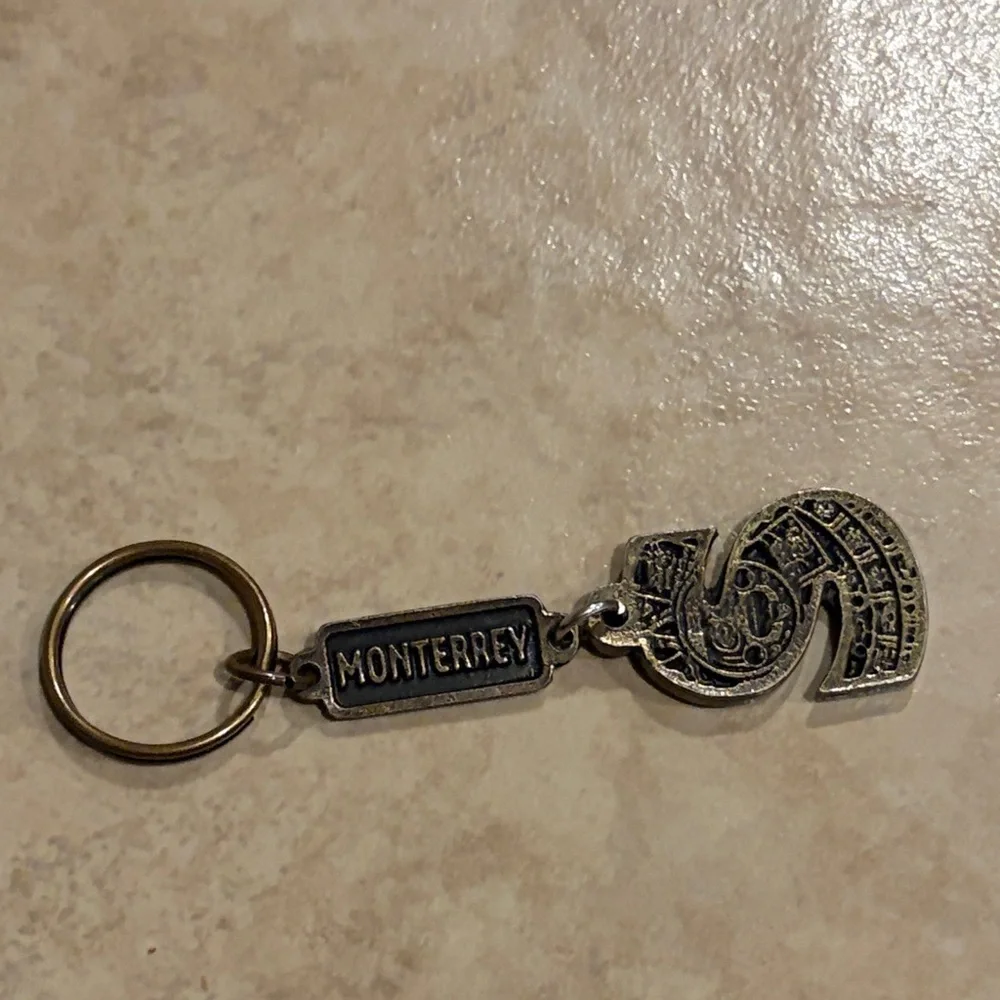 Letter “S” Monterrey Gold Keychain